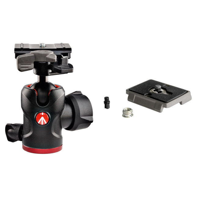 Manfrotto 494 Rótula Central con Placas Liberación 200PL-PRO Capacidad 8 kg Giro 90°