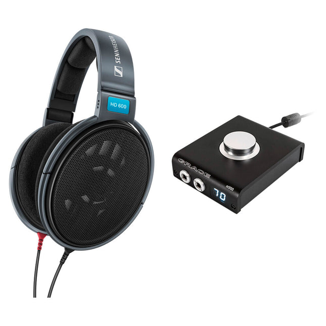 Sennheiser HD 600 Auriculares Circumaurales con Amplificador Grace Design M900 USB DAC