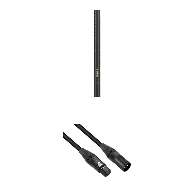 Synco Mic-D2 Micrófono Shotgun Hipercardioide con Cable XLR de 10 pies