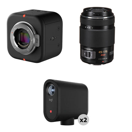 Logitech Mevo Core Cámara UHD 4K Zoom 45-175mm Kit Multicámara HD