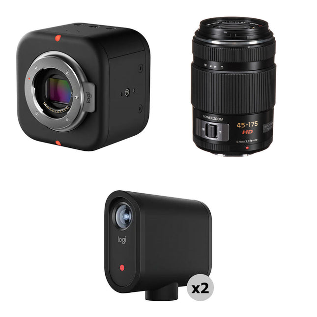 Logitech Mevo Core Cámara UHD 4K Zoom 45-175mm Kit Multicámara HD
