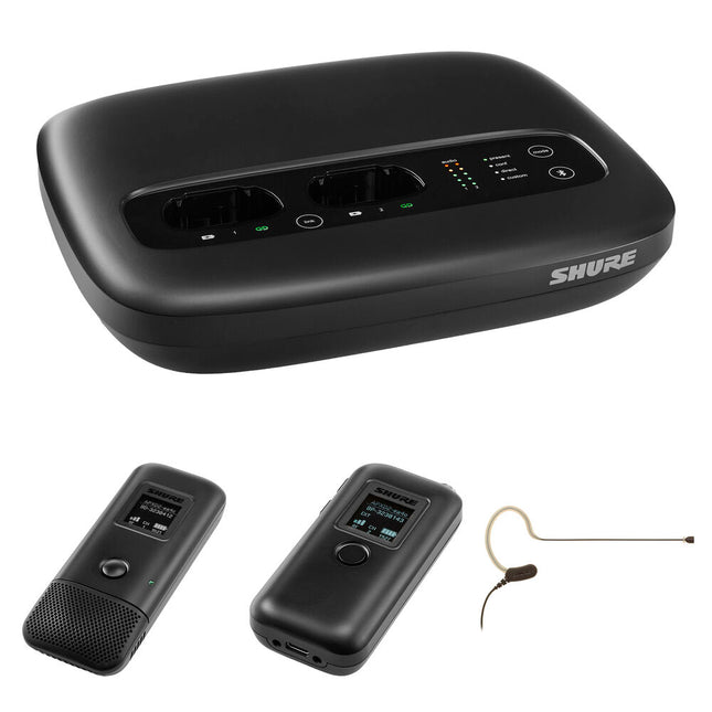 Shure MXW neXt 2 Sistema de Conferencias Inalámbrico Micrófonos Cardioide 150' Alcance