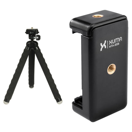 Magnus Trípode Flexible de Mesa con Soporte para Smartphone 3.25" Negro