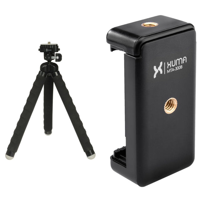 Magnus Trípode Flexible de Mesa con Soporte para Smartphone 3.25" Negro