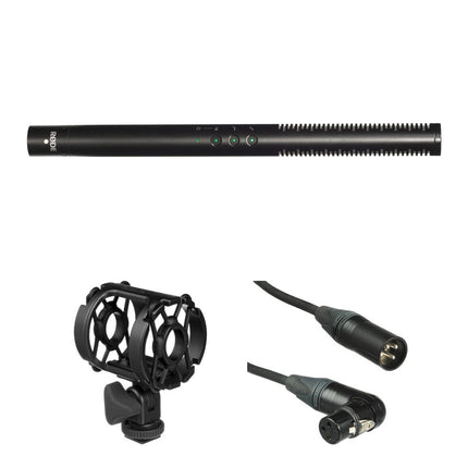RODE NTG4+ Micrófono Shotgun Kit con Shockmount y Cable XLR 1.5ft