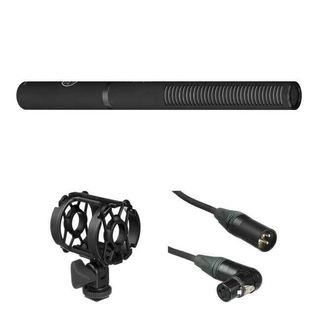 Senal MC24-EL Micrófono Shotgun Hipercardioide con Shockmount y Cable XLR 1.5 ft