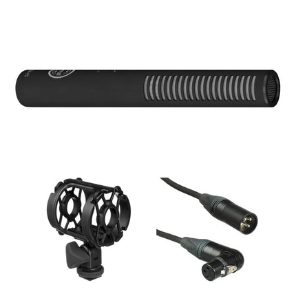 Senal MC24-ES Micrófono Shotgun Corto Hypercardioide con Shockmount y Cable XLR 1.5'