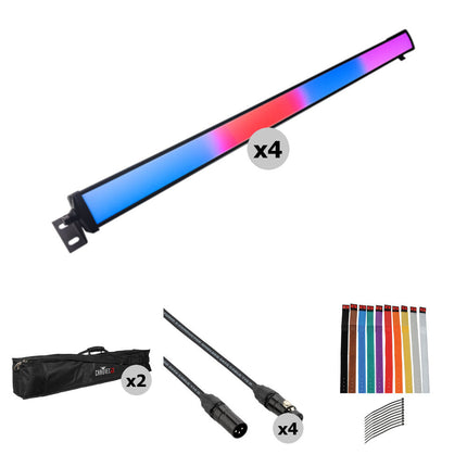 Blizzard StormChaser Supercell Kit LED RGBW 224 LEDs 16 Celdas Controlables con Accesorios