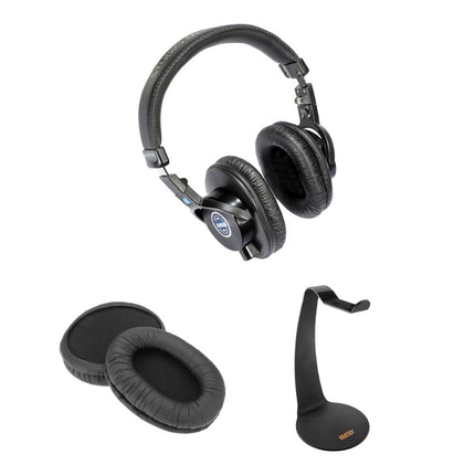 Senal SMH-1000 Auriculares Monitor Profesionales con Stand y Almohadillas de Cuero de Oveja