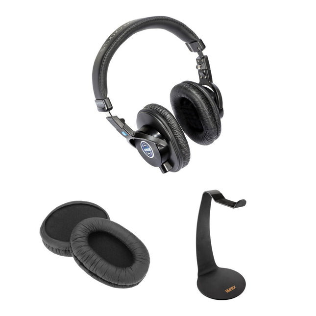 Senal SMH-1000 Auriculares Monitor Profesionales con Stand y Almohadillas de Cuero de Oveja