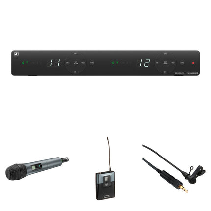 Sennheiser XSW 1 DUAL Sistema Micrófono Inalámbrico Doble Canal 10 Horas Autonomía