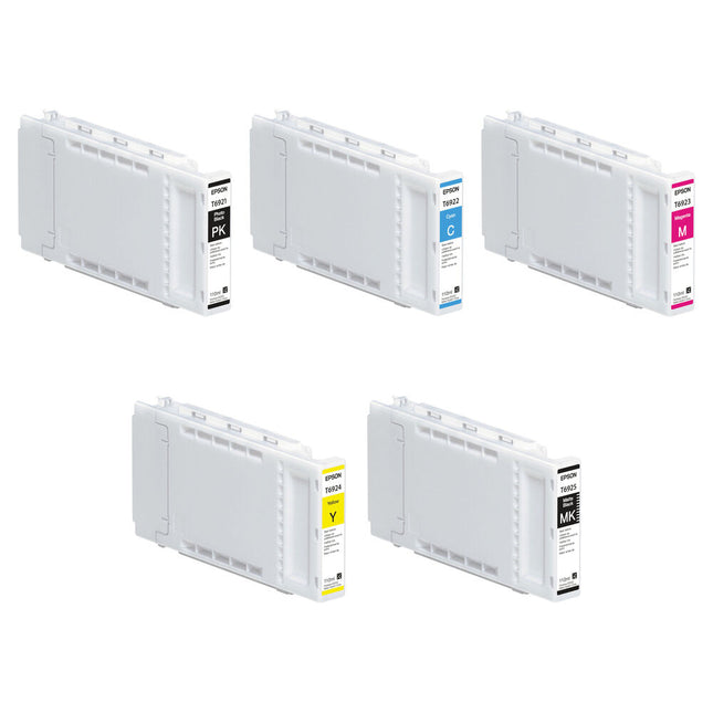 Epson T692 Juego de Cartuchos de Tinta UltraChrome XD 110mL 5 Colores para SureColor
