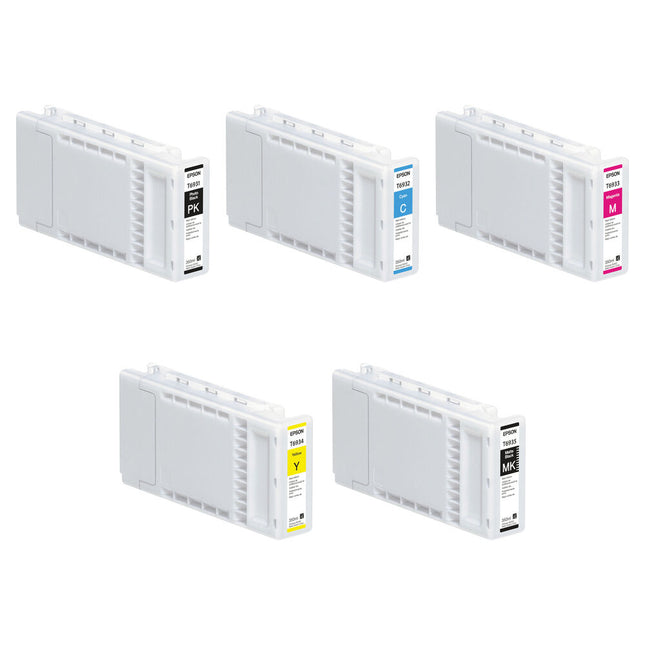 Cartuchos de tinta Epson T693 UltraChrome XD 350mL set 5 colores para SureColor