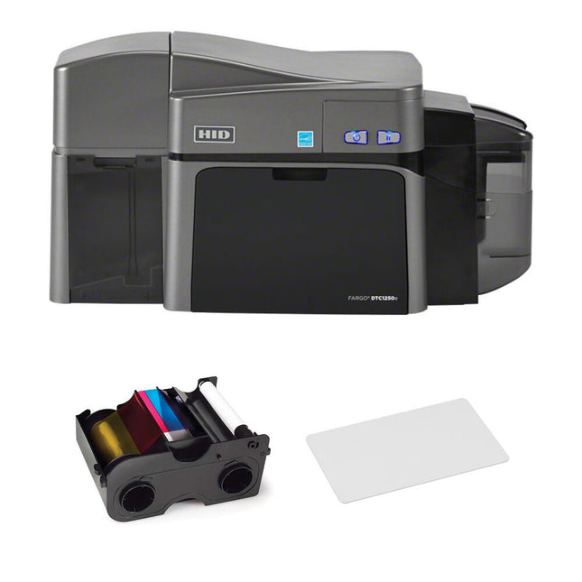 Fargo DTC1250e Impresora de Tarjetas de Identificación Dúplex 300 dpi 24 Segundos