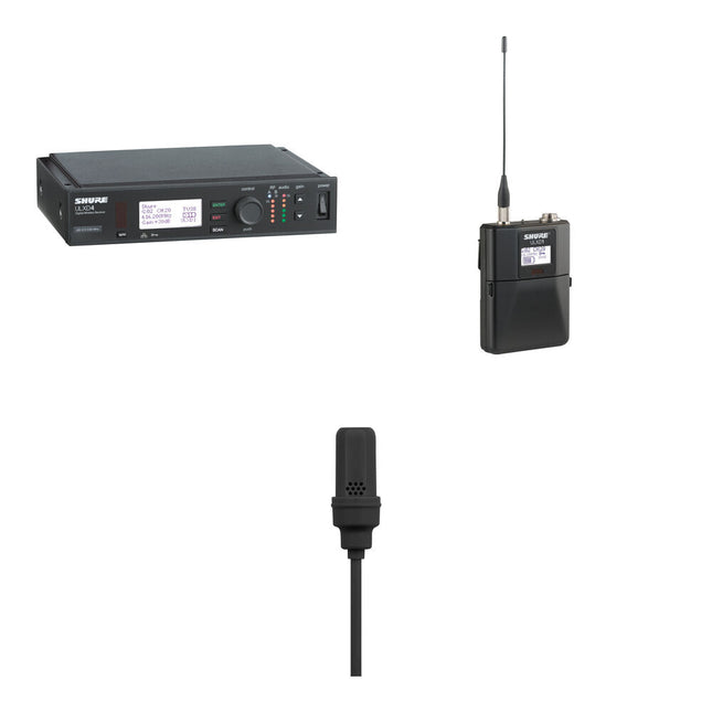 Shure ULXD Juego inalámbrico lavalier UHF Banda H50 534-598 MHz