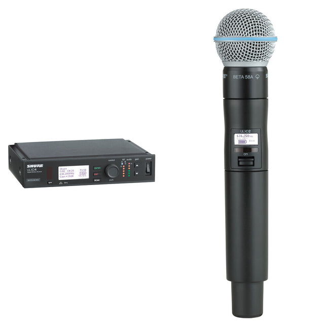 Shure ULX-D Micrófono Inalámbrico Mano Digital Beta 58A 12 Horas