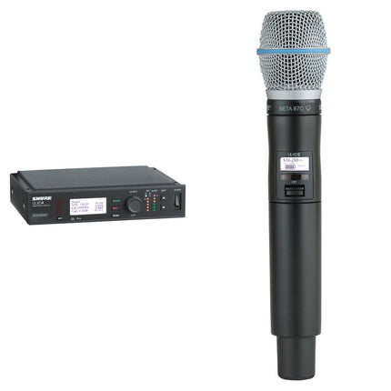 Shure ULXD24/B87C Sistema Inalámbrico de Mano Banda H50 con Receptor ULXD4 y Transmisor ULXD2-B87C