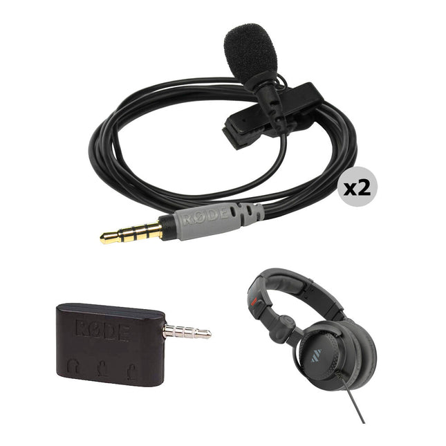 RODE smartLav+ Kit Lavalier para Dos Personas con SC6 y HPC-A30