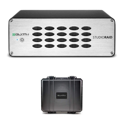 Glyph Technologies SR8000 8TB Arreglo RAID de almacenamiento 7200 rpm con estuche rígido