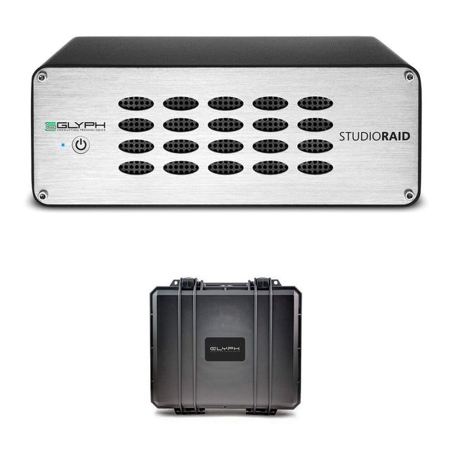 Glyph Technologies SR8000 8TB Arreglo RAID de almacenamiento 7200 rpm con estuche rígido