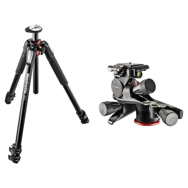 Manfrotto MT055XPRO3 Trípode de Aluminio con Cabezal 3-Way y Altura Máx 183 cm
