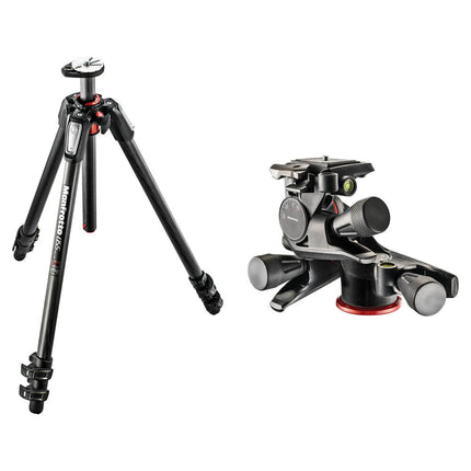 Manfrotto MT055CXPRO3 Tripode Fibra Carbono Carga 4kg Altura 183cm con Cabezal 3 Vias Engranado