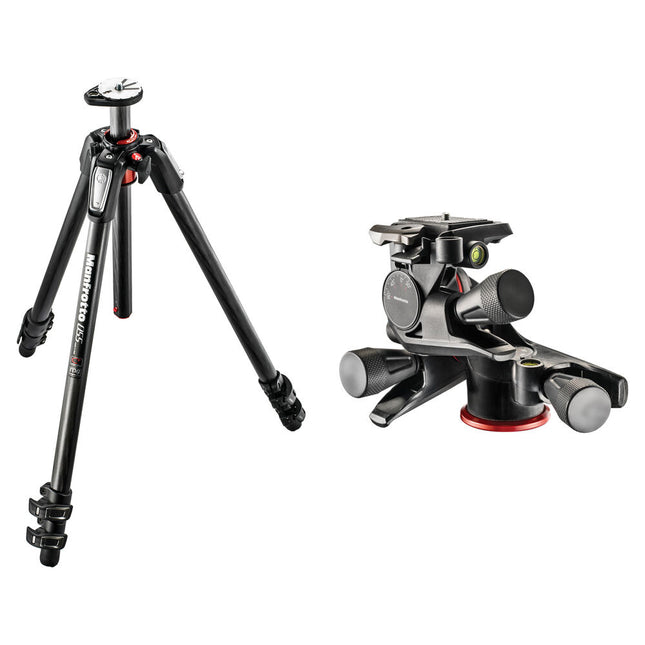 Manfrotto MT055CXPRO3 Tripode Fibra Carbono Carga 4kg Altura 183cm con Cabezal 3 Vias Engranado