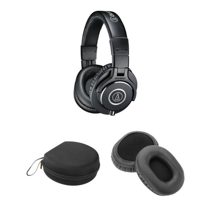 Audio-Technica ATH-M40x Auriculares Monitor con Estuche y Accesorios Negro