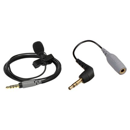 RODE smartLav+ Kit de Micrófono Lavalier con Adaptador SC3 3.5mm TRRS a TRS