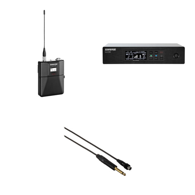 Shure QLXD14 Sistema inalámbrico para guitarra 9 horas batería 330 pies rango