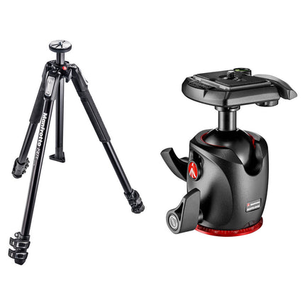 Manfrotto MT190X3 Trípode de Aluminio con Cabezal de Bola XPRO y Sistema de Liberación Rápida 200PL
