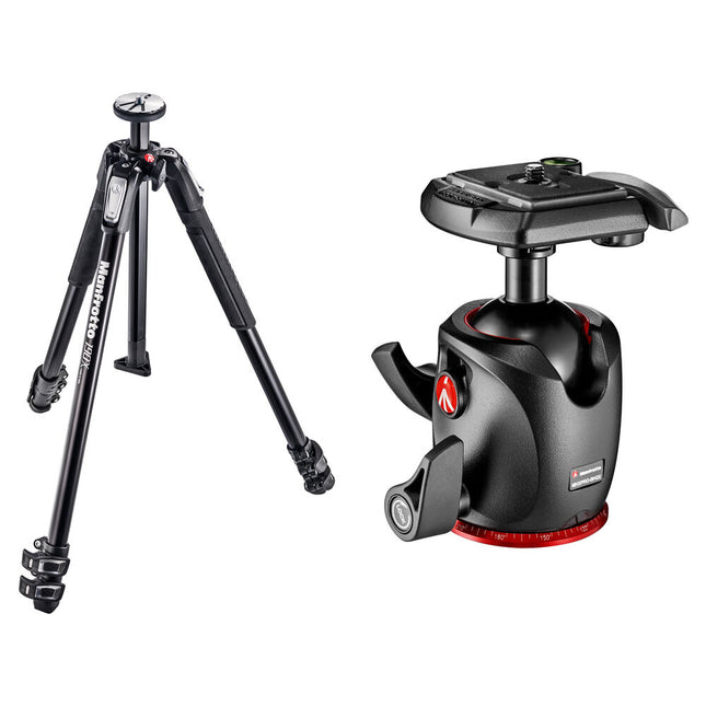 Manfrotto MT190X3 Trípode de Aluminio con Cabezal de Bola XPRO y Sistema de Liberación Rápida 200PL