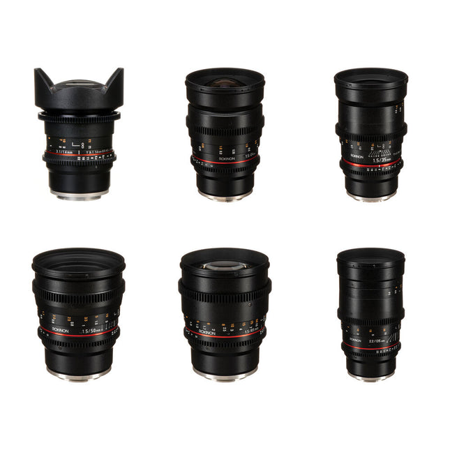 Rokinon Cine DS Kit de lentes Full-Frame con montura Sony E