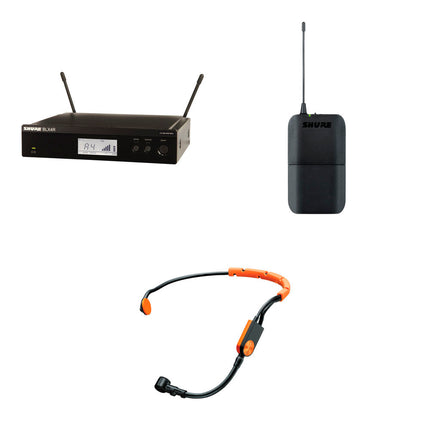 Shure BLX14R/SM31 Kit Micrófono Inalámbrico Cardioide Fitness 14h Batería 300ft Alcance
