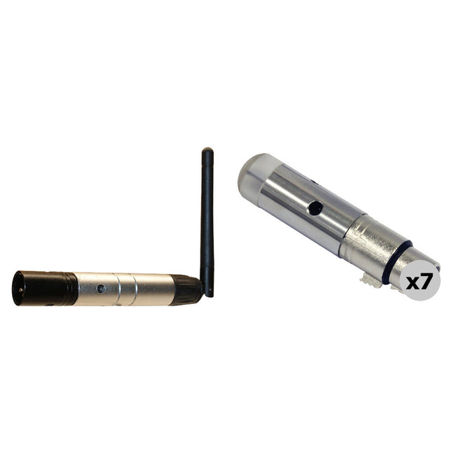 Blizzard wiCICLE Transmisor y Receptor DMX Inalámbrico 8 Piezas 305 m Alcance 2.4 GHz