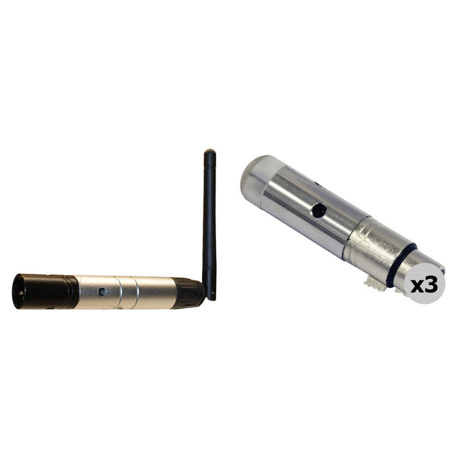 Blizzard wiCICLE Transmisor Receptor DMX Inalámbrico 1000' 2.4 GHz Bundle