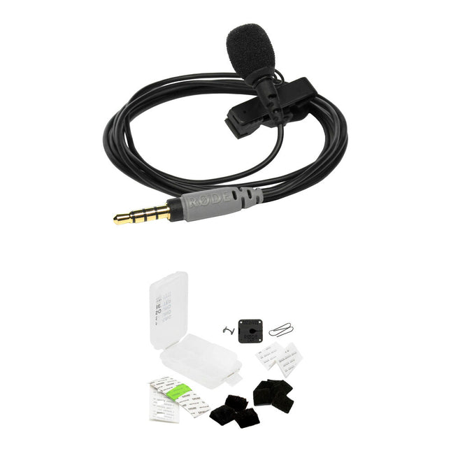 RODE SmartLav+ Micrófono Lavalier para Smartphones con Kit Ocultación