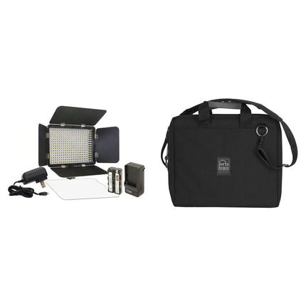 Vidpro LED-330X Kit Luz LED con Temperatura Variable 3200-5600K 70° Beam Angulo y Funda Suave