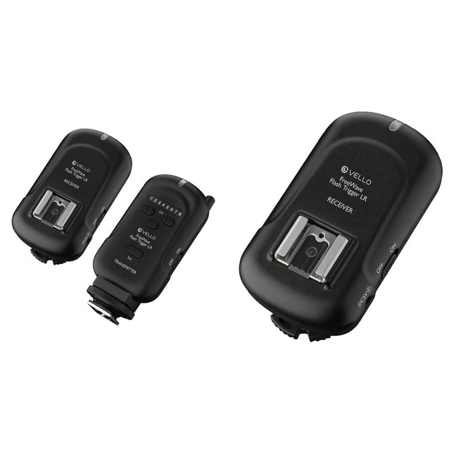 Vello FreeWave LR Kit disparador flash inalámbrico 2.4 GHz 600 pies alcance 2 receptores