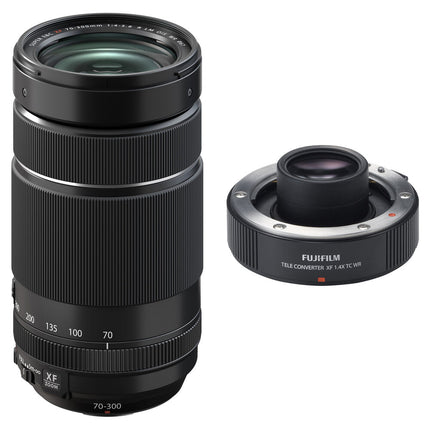 FUJIFILM 70-300mm f4-5.6 R LM OIS WR Teleobjetivo con Teleconvertidor 1.4x