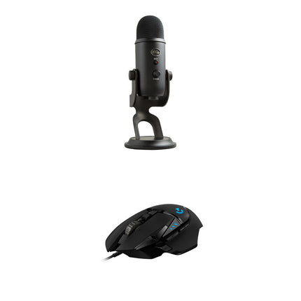 Blue Yeti Micrófono USB Cardioide y G502 HERO Mouse Gaming 16000 dpi