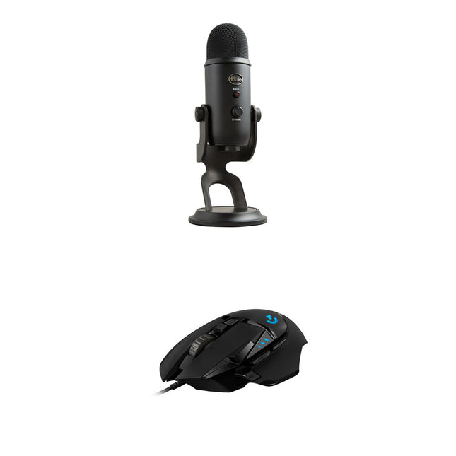 Blue Yeti Micrófono USB Cardioide y G502 HERO Mouse Gaming 16000 dpi