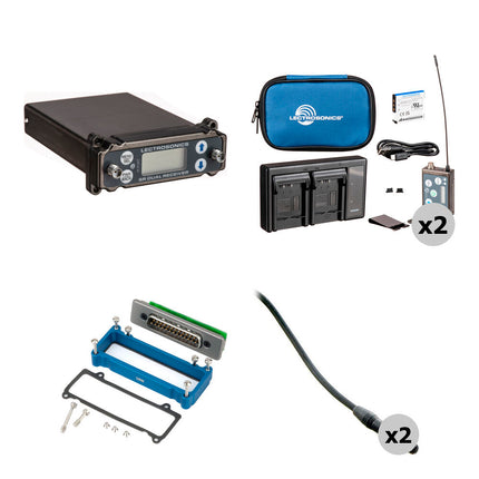 Lectrosonics SRc Sistema Inalámbrico 2 Personas 470-537 MHz Lavalier Omni