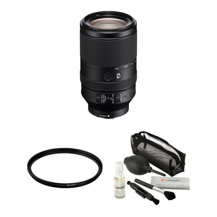 Sony FE 70-300mm f4.5-5.6 G OSS Lente E-Mount estabilizador y filtro UV 72mm