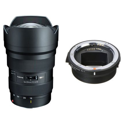 Tokina Opera 16-28mm f2.8 Lente Full Frame con Adaptador Sigma MC-11 para Sony E