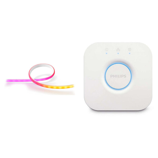 Philips Hue Bridge Kit Puente y Tira LED Gradient 80 Pulg Dimmable