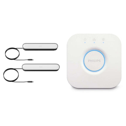Philips Hue Bridge y Barra de Luz Ambiance Play 2P 530 Lúmenes