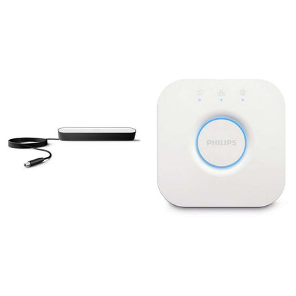 Philips Hue Bridge y Barra de Luz Ambiance Blanca y Color 530 lúmenes