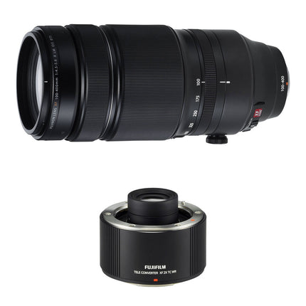 FUJIFILM XF 100-400mm f4.5-5.6 R LM OIS WR Lente con Teleconvertidor 2x WR 152-609mm