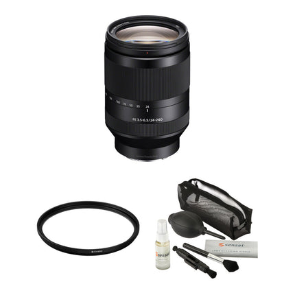 Sony FE 24-240mm f3.5-6.3 OSS Lente Full Frame Estabilización y Filtro UV 72mm